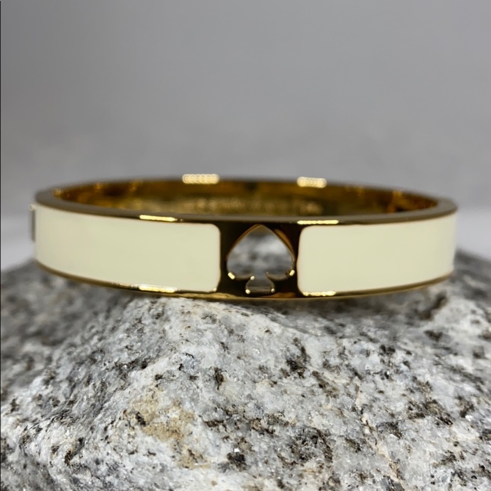 Kate Spade Enamel Hinged Bangle Bracelet